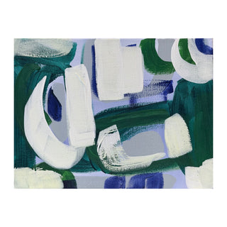 Garden Chairs In The Garden Abstract Painting