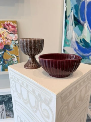 Ceramic Footed Vase
