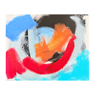 90s Color Story Abstract Painting I