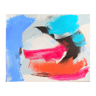 90s Color Story Abstract Painting II