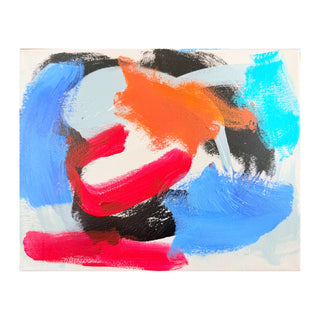 90s Color Story Abstract Painting IV