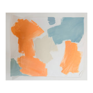 In The Garden Abstract Painting on Paper III