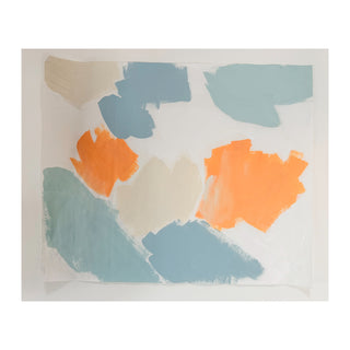 In The Garden Abstract Painting on Paper VI