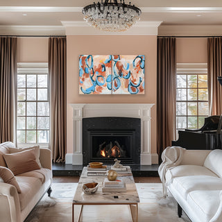 A Simple Favor Parts I & II Abstract Paintings