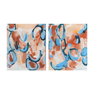 A Simple Favor Parts I & II Abstract Paintings