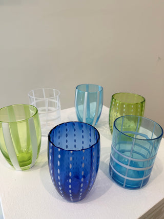 La Mer Set of Italian Glassware