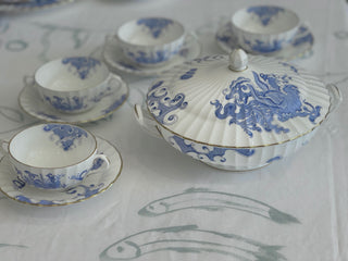 Blue Dragon Vintage China