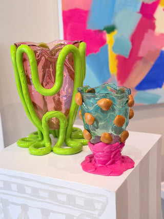 Gaetano Pesce Vase Pink + Lime