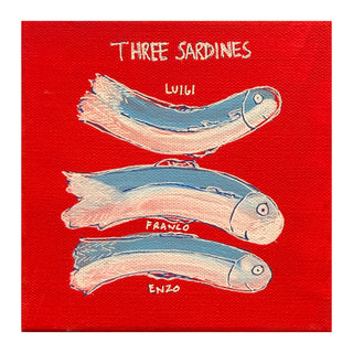 On Holiday, Three Sardines Red