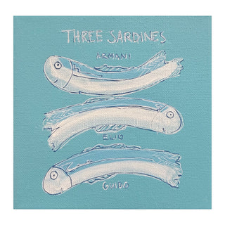 On Holiday, Three Sardines Light Blue