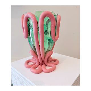 Gaetano Pesce Vase Aqua + Mauve