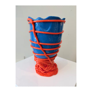 Gaetano Pesce Vase Blue + Orange