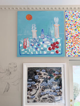 On Holiday, Mediterranean Dream Abstract Painting