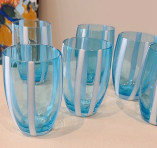 Italian Stripe Tumbler (Set of 6)
