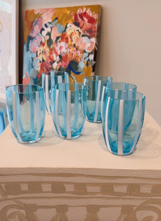 Italian Stripe Tumbler (Set of 6)