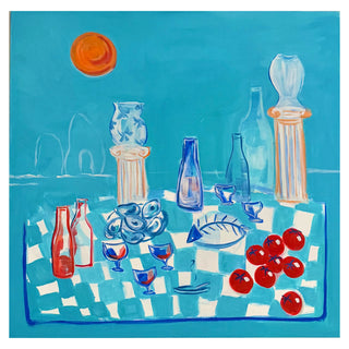 On Holiday, Mediterranean Dream Abstract Painting