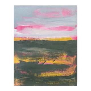 Pink Skies Abstract Painting