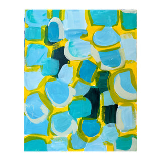 Shell Beach Abstract Painting