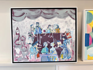 The Dinner Party Abstract Painting