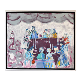The Dinner Party Abstract Painting