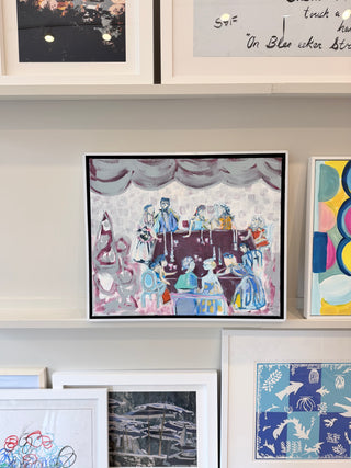 The Dinner Party Abstract Painting