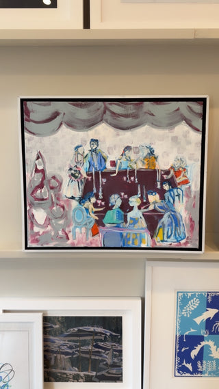 The Dinner Party Abstract Painting