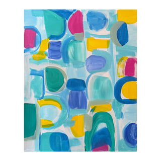 The Garden Party Abstract Painting