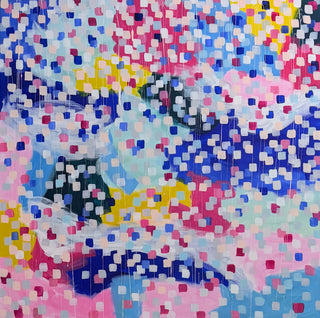 Confetti Gooseberry Beach Abstract Painting