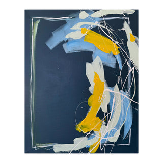 Midnight Party On The Side Abstract Painting