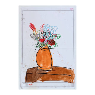 Line Drawn Flowers I