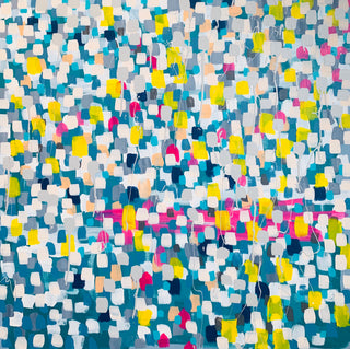 The Truth Is A Color On Blue (Confetti) By Kristen Coates